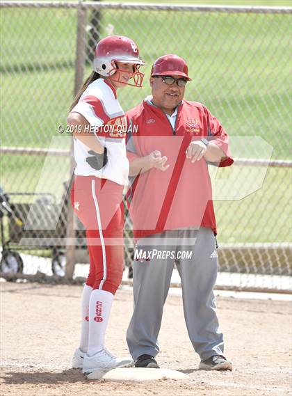 Thumbnail 2 in Mountain View vs. Cathedral Catholic (Michelle Carew Classic) photogallery.