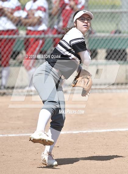Thumbnail 2 in Mountain View vs. Cathedral Catholic (Michelle Carew Classic) photogallery.