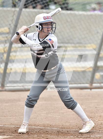 Thumbnail 3 in Mountain View vs. Cathedral Catholic (Michelle Carew Classic) photogallery.