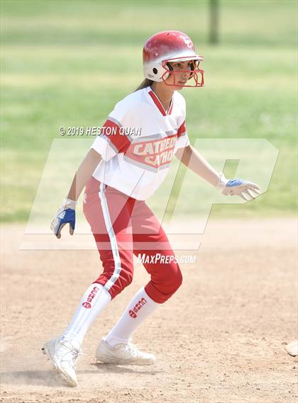 Thumbnail 2 in Mountain View vs. Cathedral Catholic (Michelle Carew Classic) photogallery.