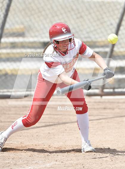 Thumbnail 2 in Mountain View vs. Cathedral Catholic (Michelle Carew Classic) photogallery.