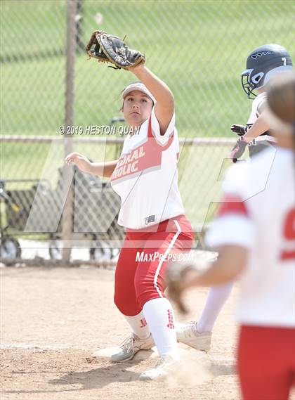 Thumbnail 3 in Mountain View vs. Cathedral Catholic (Michelle Carew Classic) photogallery.
