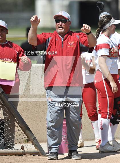 Thumbnail 1 in Mountain View vs. Cathedral Catholic (Michelle Carew Classic) photogallery.