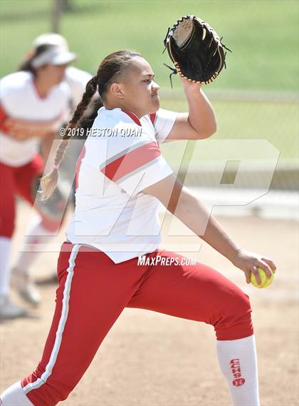 Thumbnail 3 in Mountain View vs. Cathedral Catholic (Michelle Carew Classic) photogallery.