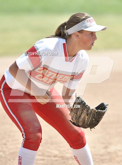 Thumbnail 3 in Mountain View vs. Cathedral Catholic (Michelle Carew Classic) photogallery.