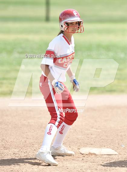Thumbnail 1 in Mountain View vs. Cathedral Catholic (Michelle Carew Classic) photogallery.