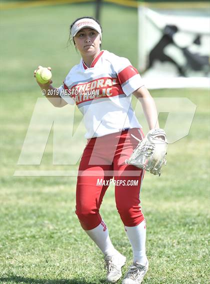 Thumbnail 2 in Mountain View vs. Cathedral Catholic (Michelle Carew Classic) photogallery.