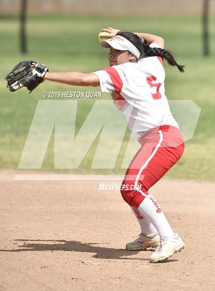 Thumbnail 2 in Mountain View vs. Cathedral Catholic (Michelle Carew Classic) photogallery.