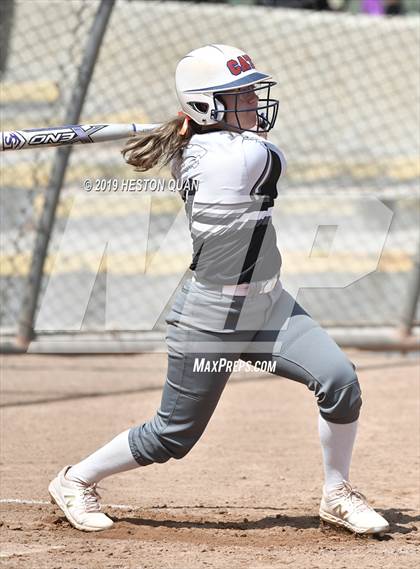 Thumbnail 3 in Mountain View vs. Cathedral Catholic (Michelle Carew Classic) photogallery.