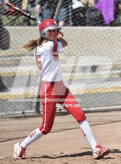 Thumbnail 3 in Mountain View vs. Cathedral Catholic (Michelle Carew Classic) photogallery.
