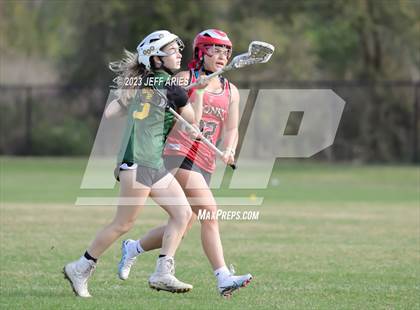 Thumbnail 2 in Cardinal Mooney vs. Cypress Creek (Lax Against Leukemia) photogallery.