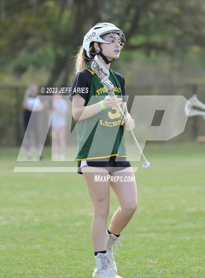 Thumbnail 2 in Cardinal Mooney vs. Cypress Creek (Lax Against Leukemia) photogallery.