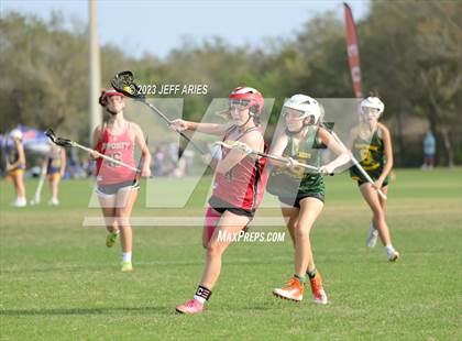 Thumbnail 3 in Cardinal Mooney vs. Cypress Creek (Lax Against Leukemia) photogallery.
