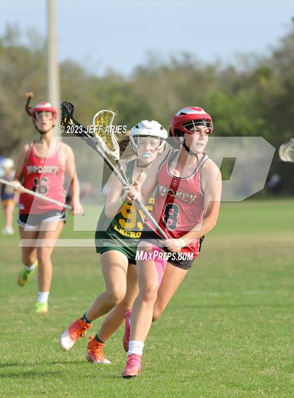 Thumbnail 2 in Cardinal Mooney vs. Cypress Creek (Lax Against Leukemia) photogallery.