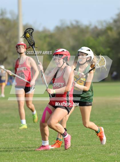 Thumbnail 2 in Cardinal Mooney vs. Cypress Creek (Lax Against Leukemia) photogallery.