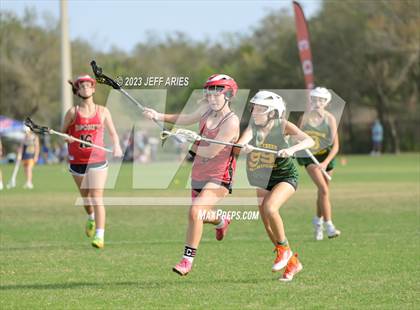 Thumbnail 2 in Cardinal Mooney vs. Cypress Creek (Lax Against Leukemia) photogallery.