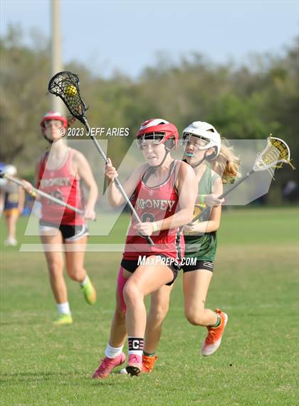 Thumbnail 3 in Cardinal Mooney vs. Cypress Creek (Lax Against Leukemia) photogallery.
