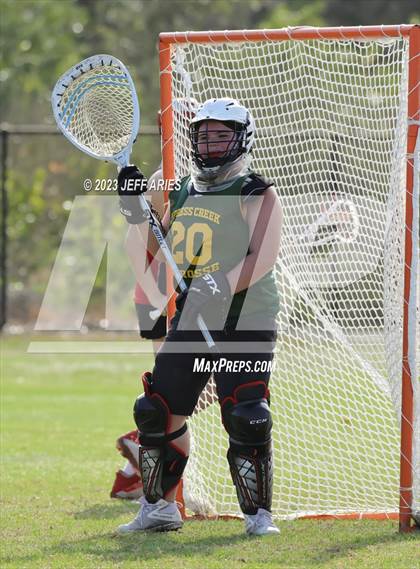 Thumbnail 3 in Cardinal Mooney vs. Cypress Creek (Lax Against Leukemia) photogallery.