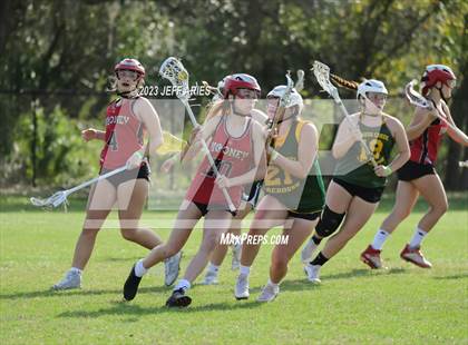 Thumbnail 3 in Cardinal Mooney vs. Cypress Creek (Lax Against Leukemia) photogallery.