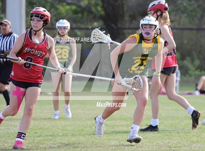 Thumbnail 3 in Cardinal Mooney vs. Cypress Creek (Lax Against Leukemia) photogallery.