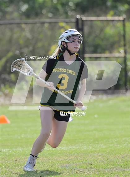 Thumbnail 3 in Cardinal Mooney vs. Cypress Creek (Lax Against Leukemia) photogallery.