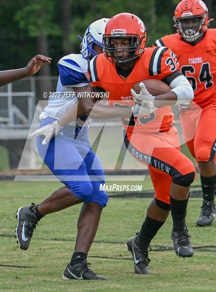 Thumbnail 3 in South View vs Triton (Cumberland County Schools Football Jamboree 2023) photogallery.