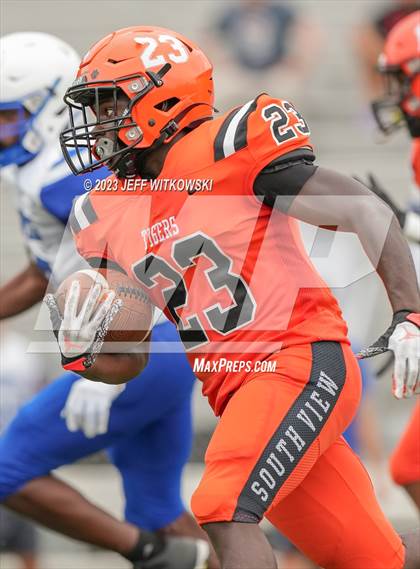 Thumbnail 3 in South View vs Triton (Cumberland County Schools Football Jamboree 2023) photogallery.