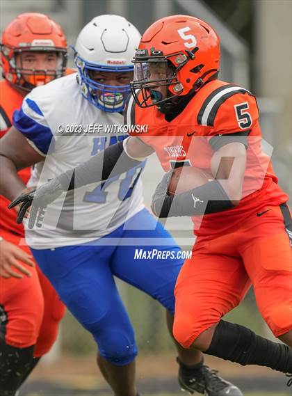 Thumbnail 1 in South View vs Triton (Cumberland County Schools Football Jamboree 2023) photogallery.