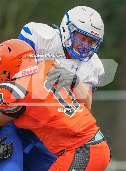 Thumbnail 1 in South View vs Triton (Cumberland County Schools Football Jamboree 2023) photogallery.