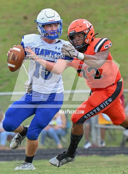 Thumbnail 1 in South View vs Triton (Cumberland County Schools Football Jamboree 2023) photogallery.