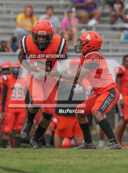 Thumbnail 1 in South View vs Triton (Cumberland County Schools Football Jamboree 2023) photogallery.
