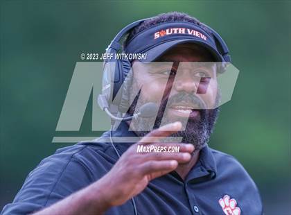 Thumbnail 3 in South View vs Triton (Cumberland County Schools Football Jamboree 2023) photogallery.