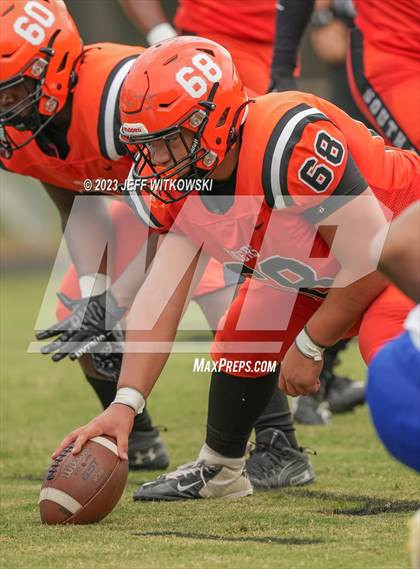 Thumbnail 2 in South View vs Triton (Cumberland County Schools Football Jamboree 2023) photogallery.