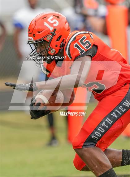 Thumbnail 3 in South View vs Triton (Cumberland County Schools Football Jamboree 2023) photogallery.