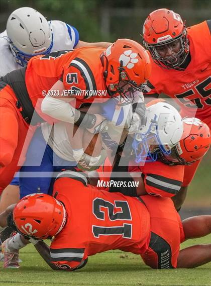 Thumbnail 3 in South View vs Triton (Cumberland County Schools Football Jamboree 2023) photogallery.