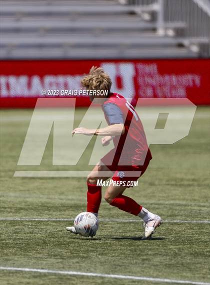 Thumbnail 2 in Crimson Cliffs vs. Mountain Crest (UHSAA 4A Semifinal) photogallery.