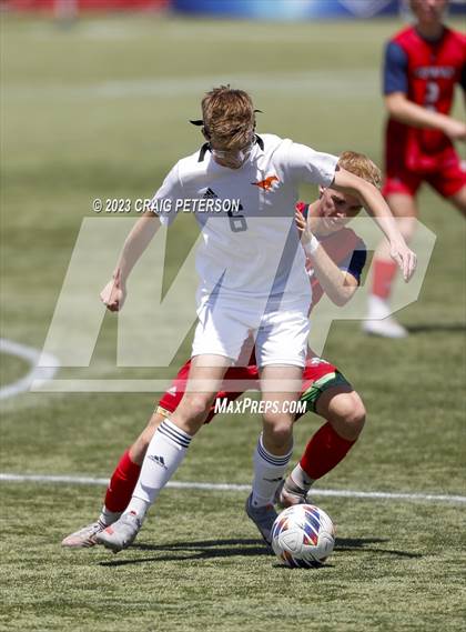 Thumbnail 2 in Crimson Cliffs vs. Mountain Crest (UHSAA 4A Semifinal) photogallery.
