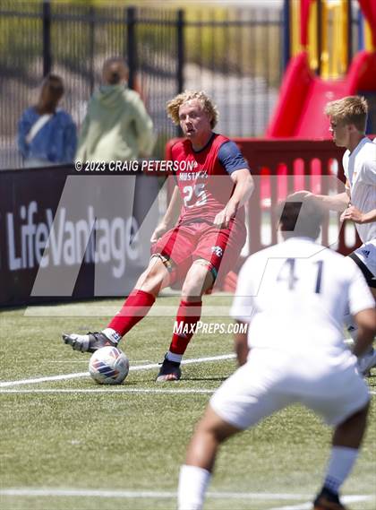 Thumbnail 1 in Crimson Cliffs vs. Mountain Crest (UHSAA 4A Semifinal) photogallery.
