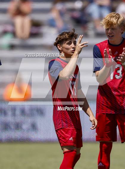 Thumbnail 3 in Crimson Cliffs vs. Mountain Crest (UHSAA 4A Semifinal) photogallery.
