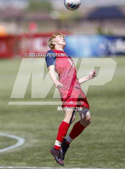 Thumbnail 1 in Crimson Cliffs vs. Mountain Crest (UHSAA 4A Semifinal) photogallery.