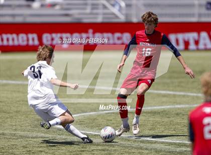 Thumbnail 1 in Crimson Cliffs vs. Mountain Crest (UHSAA 4A Semifinal) photogallery.