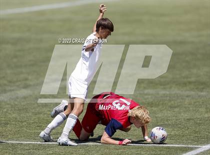Thumbnail 1 in Crimson Cliffs vs. Mountain Crest (UHSAA 4A Semifinal) photogallery.