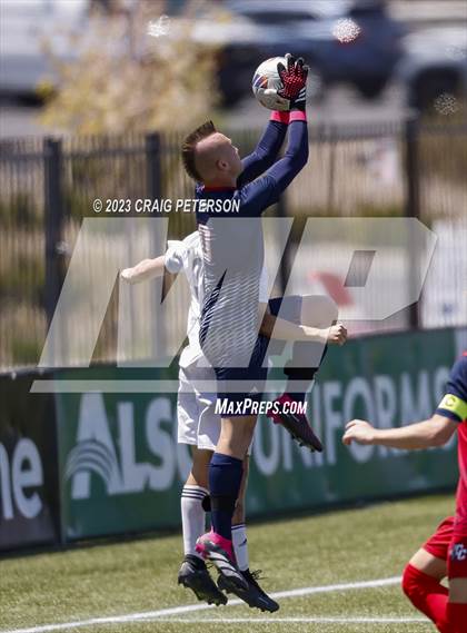 Thumbnail 1 in Crimson Cliffs vs. Mountain Crest (UHSAA 4A Semifinal) photogallery.