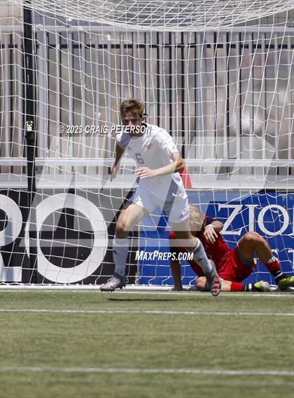 Thumbnail 1 in Crimson Cliffs vs. Mountain Crest (UHSAA 4A Semifinal) photogallery.