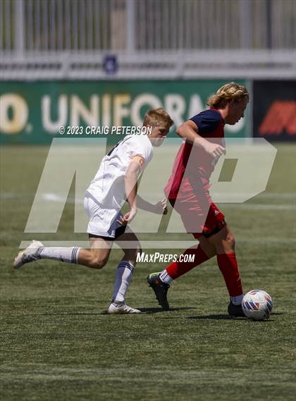 Thumbnail 1 in Crimson Cliffs vs. Mountain Crest (UHSAA 4A Semifinal) photogallery.