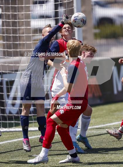 Thumbnail 1 in Crimson Cliffs vs. Mountain Crest (UHSAA 4A Semifinal) photogallery.