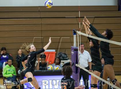 Thumbnail 3 in Fuquay-Varina @ Riverside (NCHSAA 4A Playoff) photogallery.