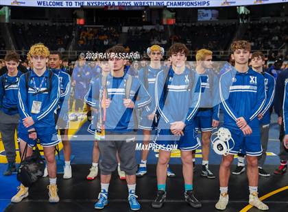 Thumbnail 3 in NYSPHSAA Wrestling Championships Podiums and Opening Ceremony photogallery.