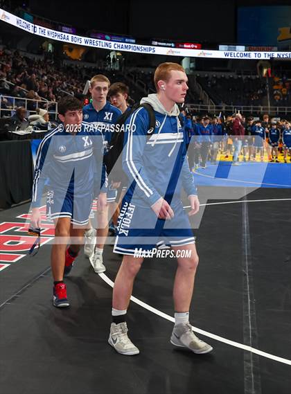 Thumbnail 3 in NYSPHSAA Wrestling Championships Podiums and Opening Ceremony photogallery.