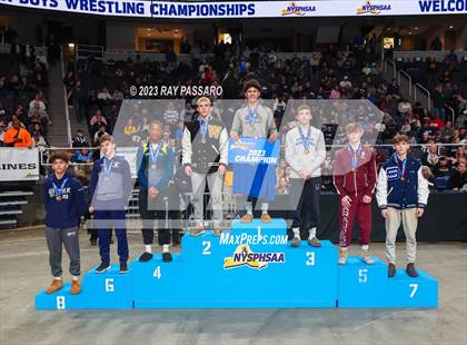 Thumbnail 3 in NYSPHSAA Wrestling Championships Podiums and Opening Ceremony photogallery.